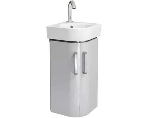 Тумба светло-серый глянец/светло-серый матовый 30x30 см Geberit Renova Compact 862133000