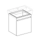Тумба белый глянец 52,6 см Geberit Renova Plan 869600000