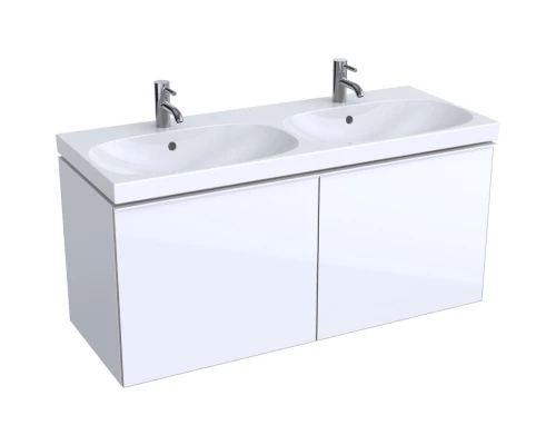 Тумба белый глянец 119 см Geberit Acanto 500.613.01.2