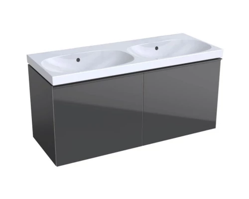 Тумба темно-серый глянец/темно-серый матовый 119 см Geberit Acanto 500.613.JK.2