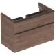 Тумба под раковину Geberit Smyle Square 88x61 500.354.JR.1 пекан