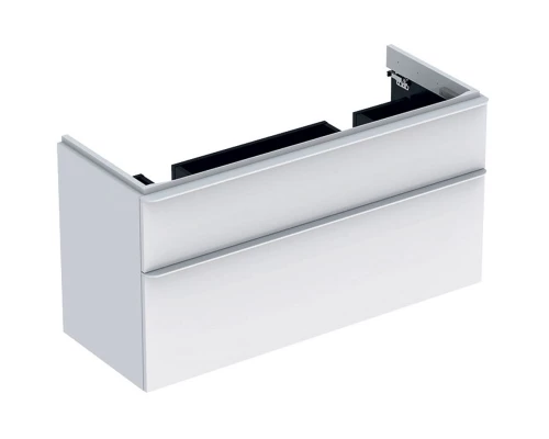 Тумба белый глянец 118,4 см Geberit Smyle Square 500.356.00.1