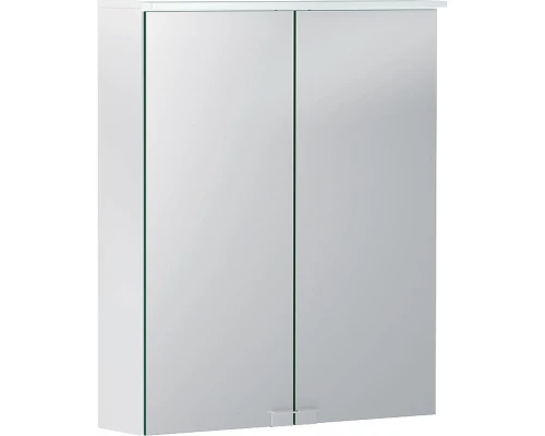 Зеркальный шкаф 56x7,7 см белый матовый Geberit Option Basic 500.258.00.1