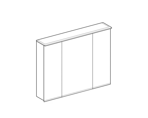 Зеркальный шкаф Geberit Option Plus 90x70 500.594.00.1 с подсветкой