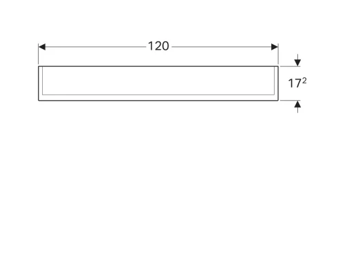 Зеркальный шкаф Geberit Option Plus 120x70 500.592.00.1