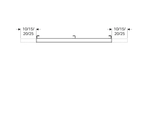 Зеркало 120x75 см Geberit iCon 840720000