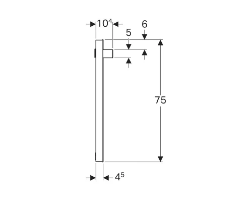 Зеркало 120x75 см Geberit iCon 840720000