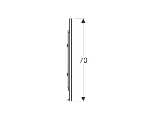 Зеркало 60x70 см Geberit Option Plus 501.071.00.1