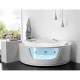Акриловая гидромассажная ванна 165x165 см Gemy G9247 K