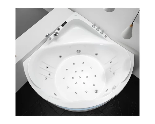 Акриловая гидромассажная ванна 165x165 см Gemy G9247 K