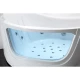 Акриловая гидромассажная ванна 165x165 см Gemy G9247 K