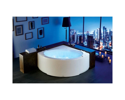 Акриловая гидромассажная ванна 155x155 см Gemy G9252