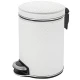 Мусорное ведро 8л, белый хром Geralis Punto V-PWH-S