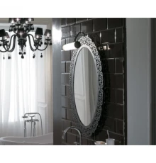 Зеркало 71 см античный металл Globo Paestum PASR38met.antico