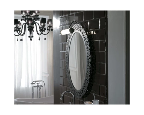 Зеркало 71 см античный металл Globo Paestum PASR38met.antico