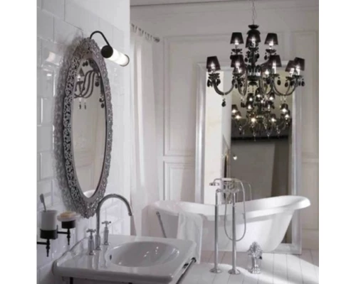 Зеркало 71 см античный металл Globo Paestum PASR38met.antico