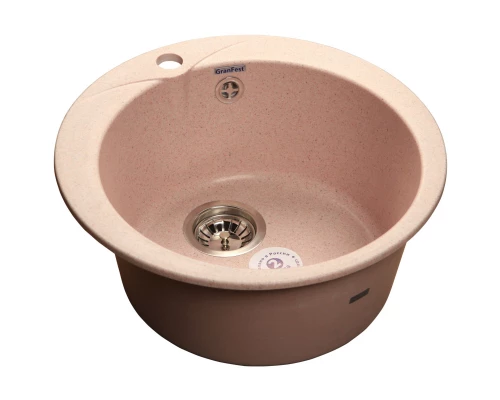 Кухонная мойка светло-розовый GranFest Rondo GF-R480