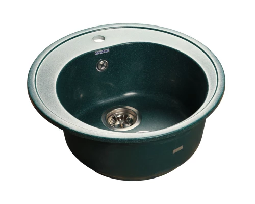 Кухонная мойка зеленый GranFest Rondo GF-R510
