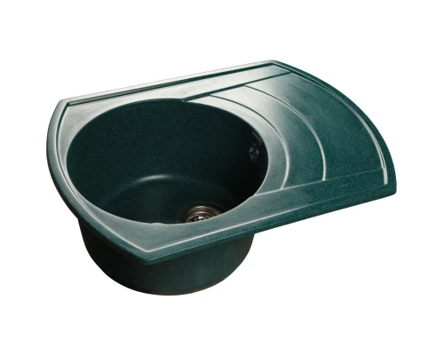 Кухонная мойка зеленый GranFest Rondo GF-R650L