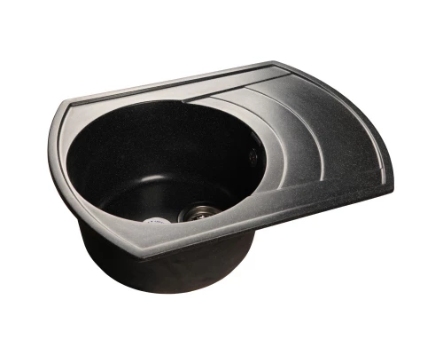 Кухонная мойка черный GranFest Rondo GF-R650L