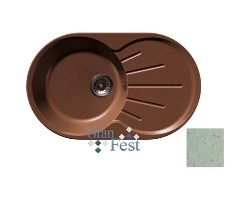 Кухонная мойка салатовый GranFest Rondo GF-R750L