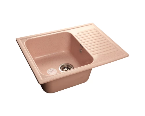 Кухонная мойка светло-розовый GranFest Standart GF-S645L