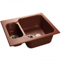 Кухонная мойка красный марс GranFest Standart GF-S615K Кухонная мойка красный марс GranFest Standart GF-S615K