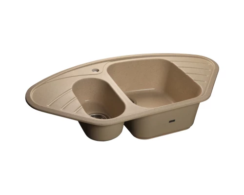 Кухонная мойка бежевый GranFest Corner GF-C960E