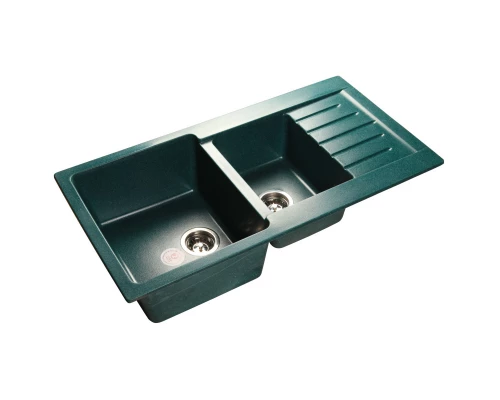 Кухонная мойка зеленый GranFest Practic GF-P980KL