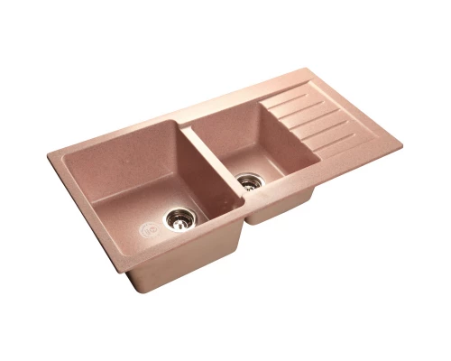 Кухонная мойка розовый GranFest Practic GF-P980KL
