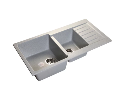 Кухонная мойка серый GranFest Practic GF-P980KL