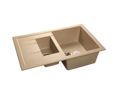 Кухонная мойка песочный GranFest Quadro GF-Q775KL
