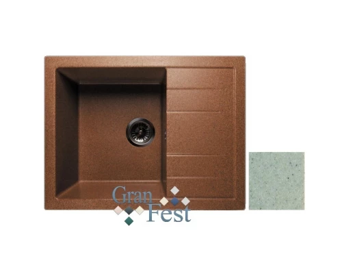 Кухонная мойка салатовый GranFest Quadro GF-Q650L