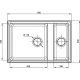 Кухонная мойка GranFest серый Level GF-LV-760K