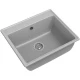Кухонная мойка GranFest серый Vertex GF-V-580