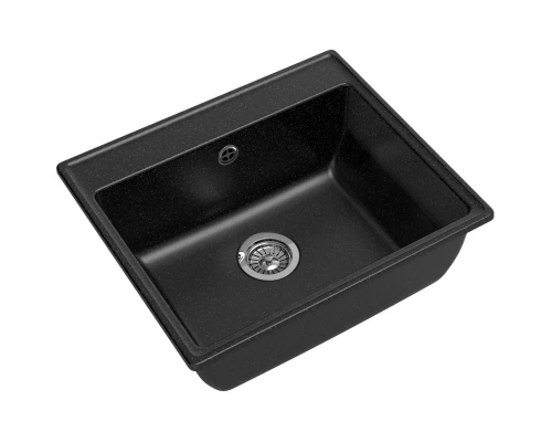 Кухонная мойка GranFest черный Vertex GF-V-580