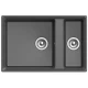 Кухонная мойка GranFest графит Level GF-LV-760K
