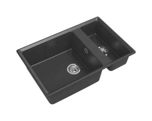 Кухонная мойка GranFest графит Level GF-LV-760K