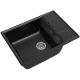 Кухонная мойка GranFest черный Vertex GF-V-680L