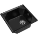 Кухонная мойка GranFest черный Unique GF-U-500