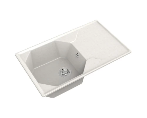 Кухонная мойка GranFest белый Unique GF-U-840L