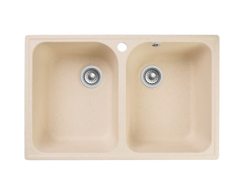 Кухонная мойка GranFest Quarz бежевый GF-Z15