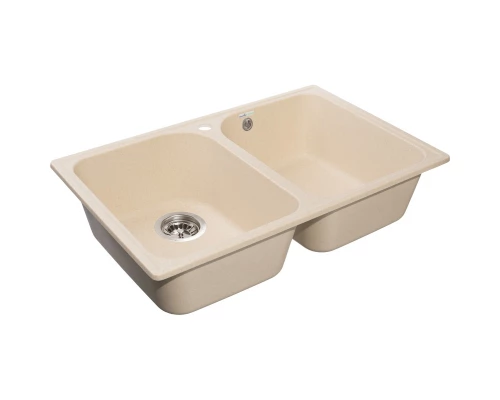 Кухонная мойка GranFest Quarz бежевый GF-Z15