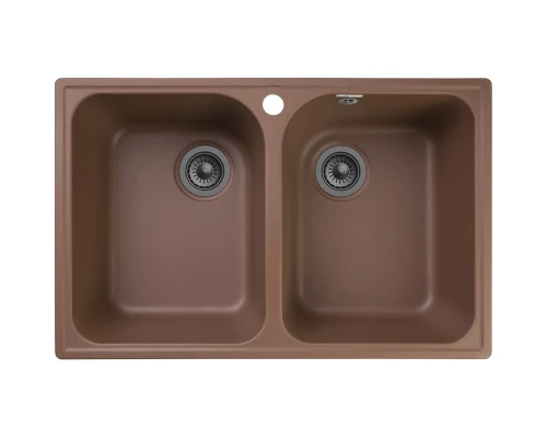 Кухонная мойка GranFest Quarz терракот GF-Z15