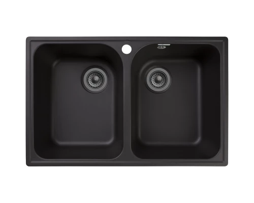 Кухонная мойка GranFest Quarz черный GF-Z15