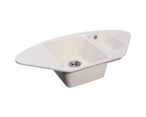 Кухонная мойка GranFest Quarz белый GF-Z14