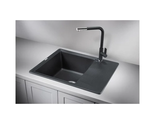 Кухонная мойка Granula черный 6201bl