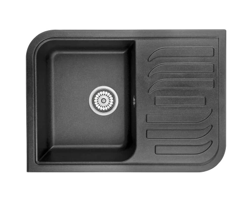 Кухонная мойка Granula черный 7001bl