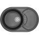 Кухонная мойка Granula черный 7801bl