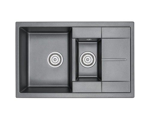 Кухонная мойка Granula черный 7802bl
